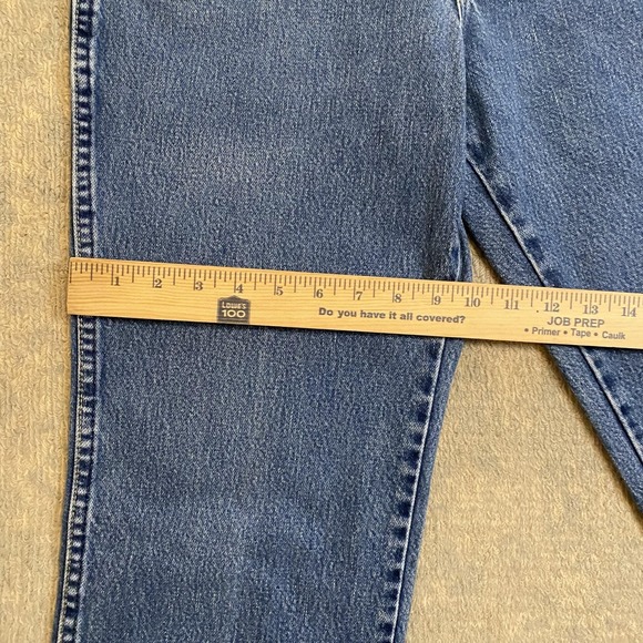 Wrangler George Strait Jeans Mens 34x36 Blue Medium Wash Straight Denim Pants - Picture 9 of 12